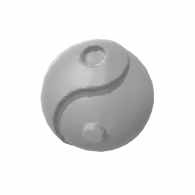 3d model - yin yang 