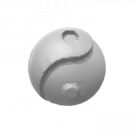 3d model - yin yang 