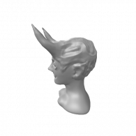 3d model - glowa logi
