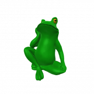 3d model - frog