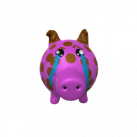 3d model - sad pig