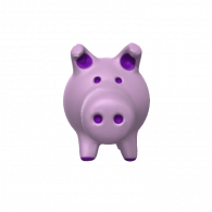 3d model - piggy