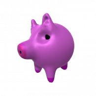 3d model - Ethons piggy 