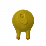 3d model - Yellow Pig Thang