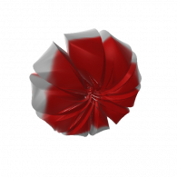 3d model -  glass flower 