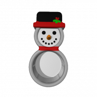 3d model - muñeco de nieve