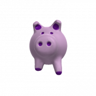 3d model - piggy