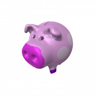 3d model - Piggy Bank Example