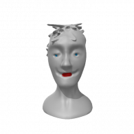 3d model - faces of madness