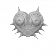 3d model - Majora's Mask (step 9)