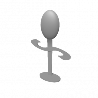 3d model - Forky Rough