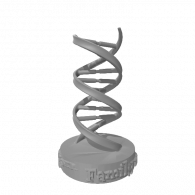 3d model - DNA dragon dna