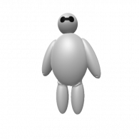 3d model - Baymax