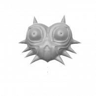 3d model - Majora's Mask (willneverbecomplete)