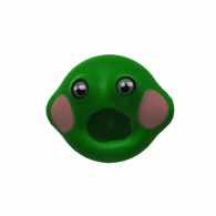 3d model - :0 frog with EYES