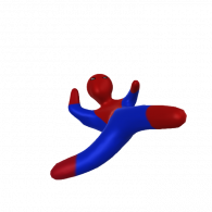 3d model - spiderman break dancing