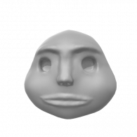 3d model - Goron Mask (step2)