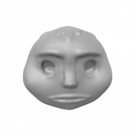 3d model - Goron Mask (step4