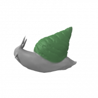 3d model - Coloured Snail