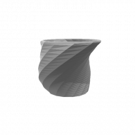 3d model - twist vase