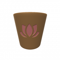 3d model - pot de fleur