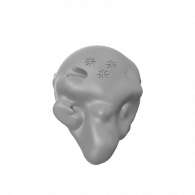 3d model - flower head