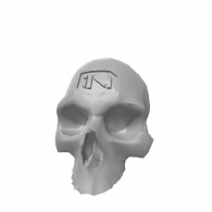 3d model - invasion skull