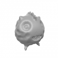 3d model - Baby Alien Head