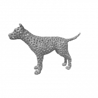 3d model - Voronoi-Dog