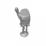 3d model - almost finished zombie hand