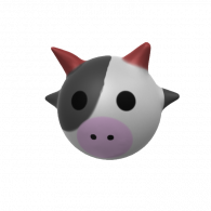 3d model - vaca