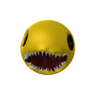 3d model - Scary pacman