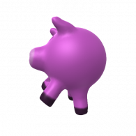 3d model - piggy