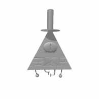 3d model - Bill Cipher