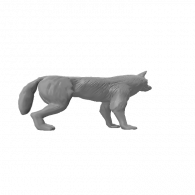 3d model - wolfy