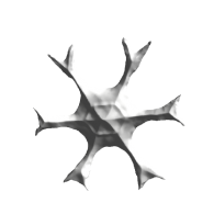 3d model - snowflakes