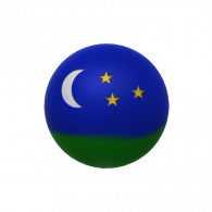 3d model - planet night