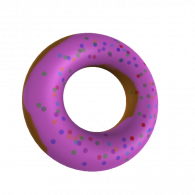 3d model - SUPA HOT FYA DONUT