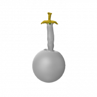 3d model - Sword in Stone