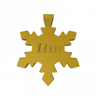 3d model - snowflake pendant 30 mm