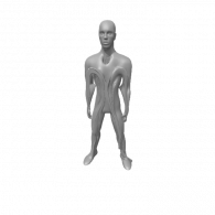 3d model - Humanoid alien