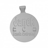 3d model - Round Pendant