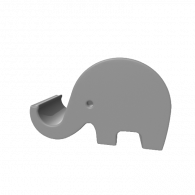 3d model - elefant mobiltarto