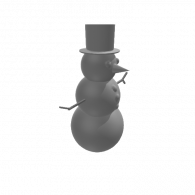 3d model - Snowman Project Week 2 Day 3