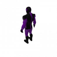 3d model - Suit armor purple edition 