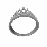 3d model - Crown ring 