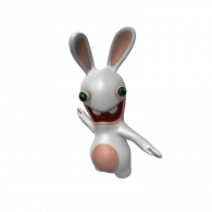 3d model - raving rabbit