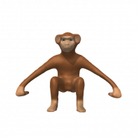 3d model - curious geroge