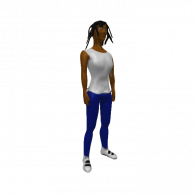 3d model - the woman