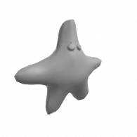 3d model - patrick star 